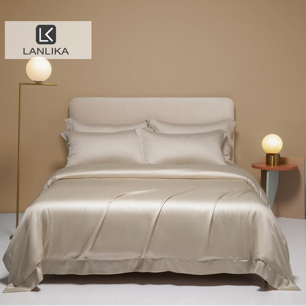 Silk Sheet Set - Lanlika Women Nature 100% Silk Bedding