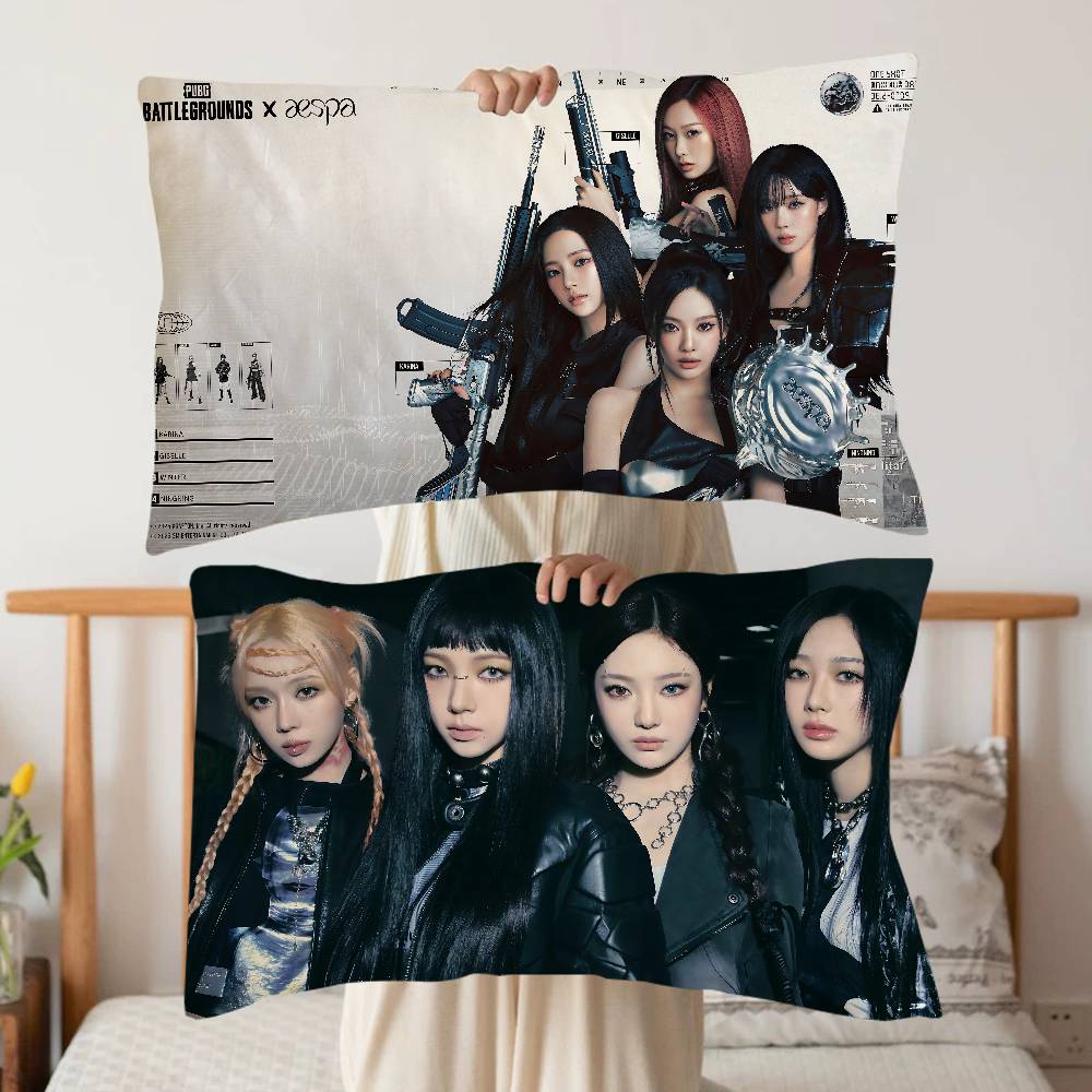 Home Textiles Group - Korean Kpop Group A-Aespas Pillow Towel
