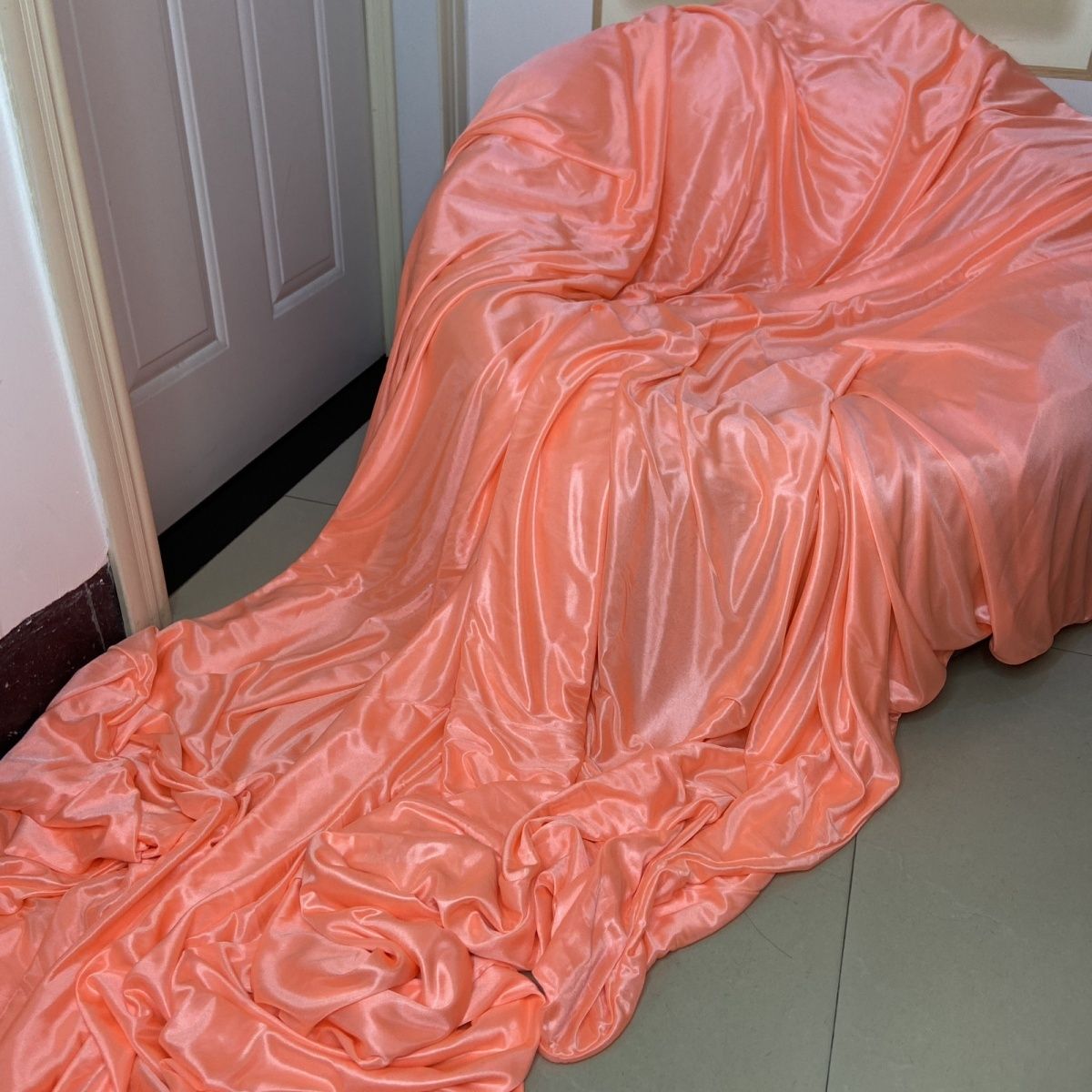 Silk Sheet Set - No Pillow Cover Glossy summer satin