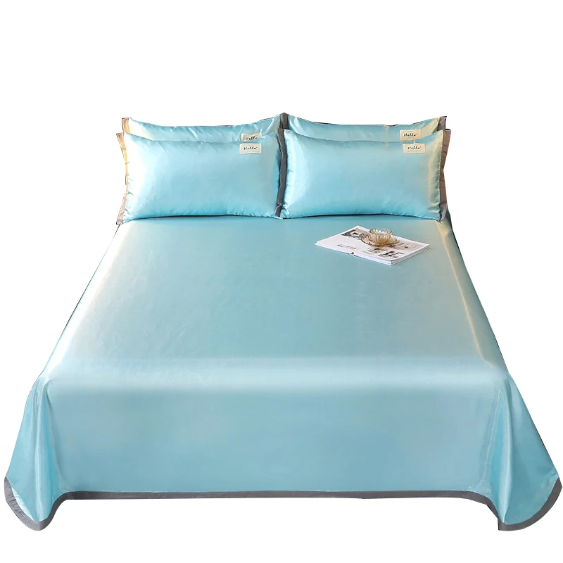 Silk Sheet Set - Summer Ice polyester Sheets Use for