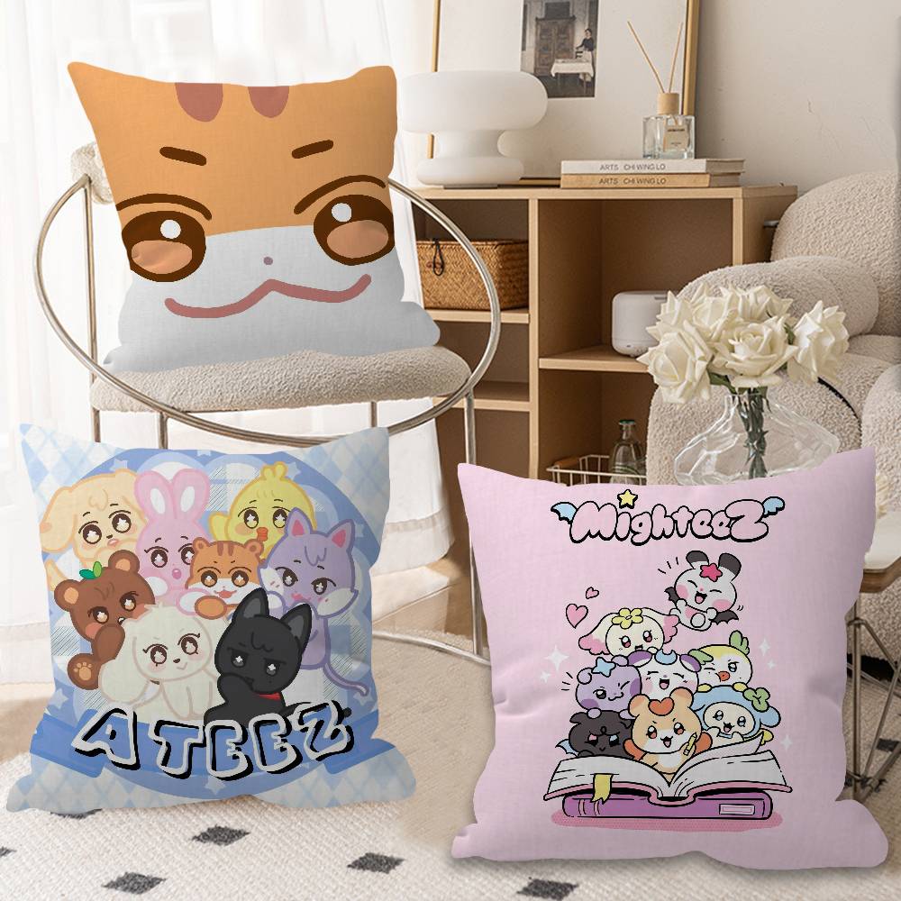 Home Textiles Group - Kpop Group A-Ateez Pillowcase toon Gift