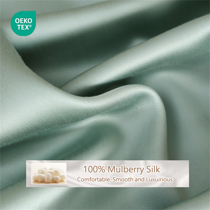 100% Mulberry Silk Fitted Bed  - Silk Sheet Set avis et prix