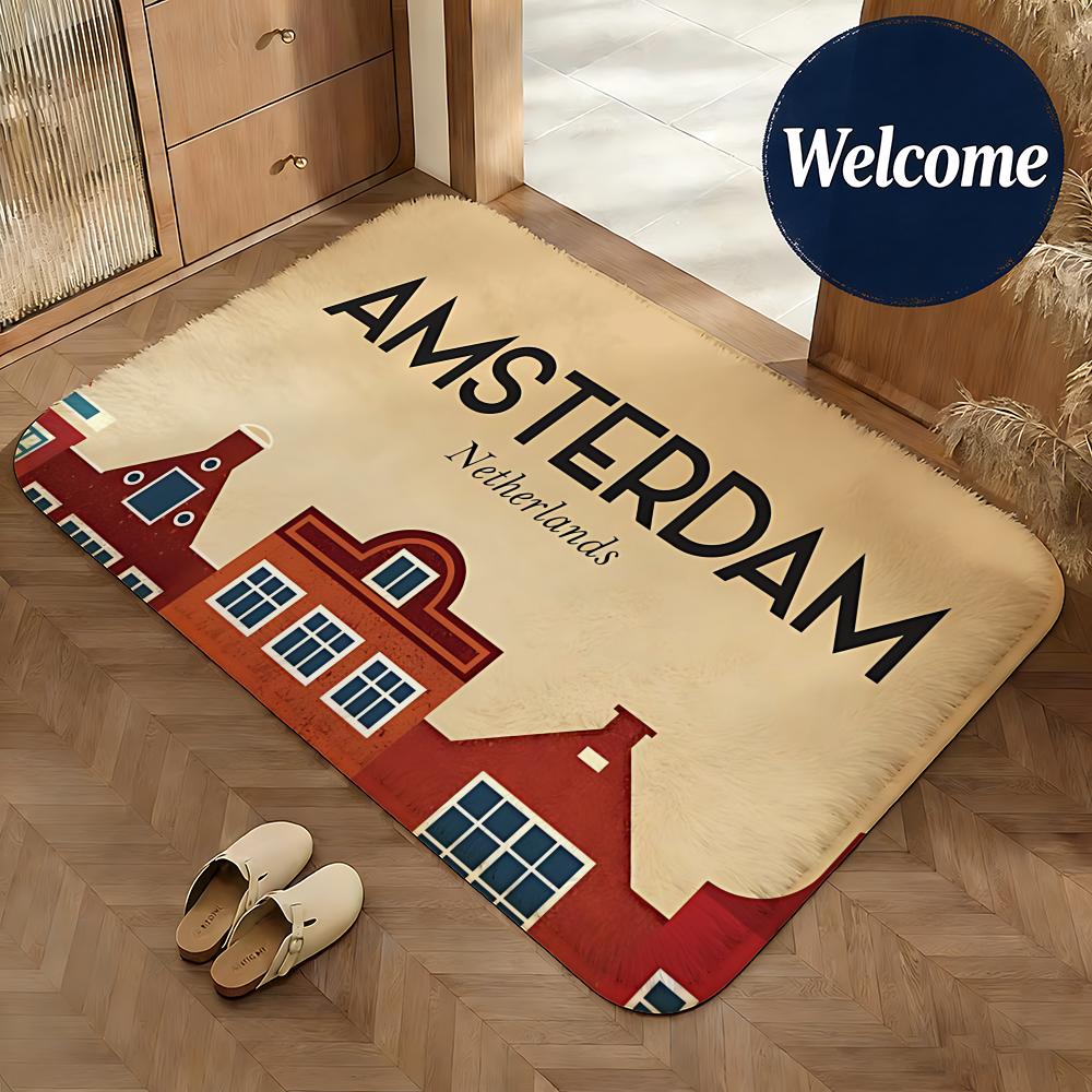 Soft Flannel Floor Mat Place A - Home Textiles Netherlands avis et prix