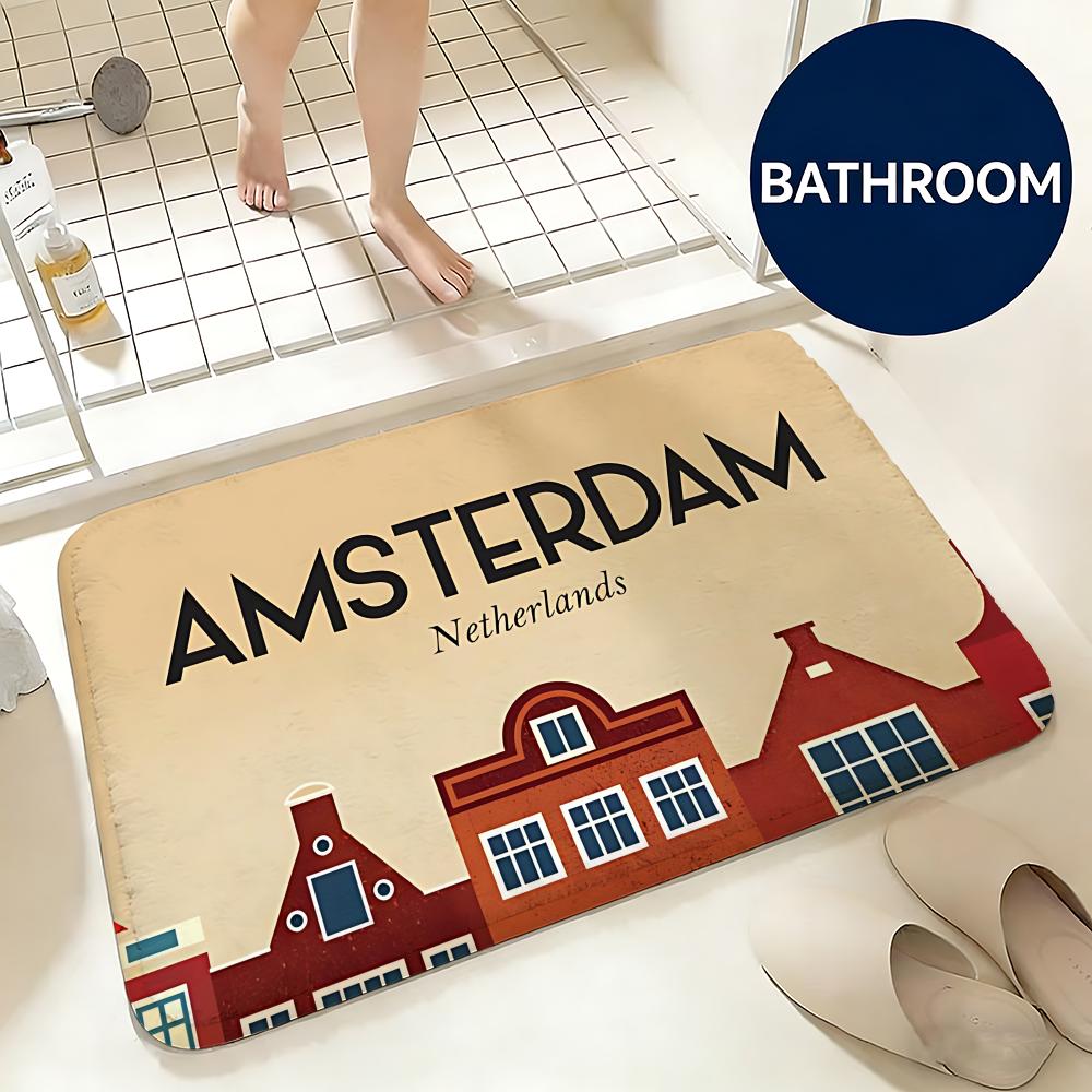 Soft Flannel Floor Mat Place A - Home Textiles Netherlands avis et prix