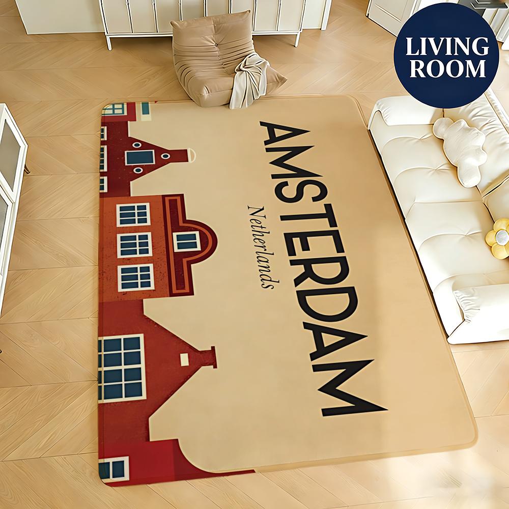 Soft Flannel Floor Mat Place A - Home Textiles Netherlands avis et prix
