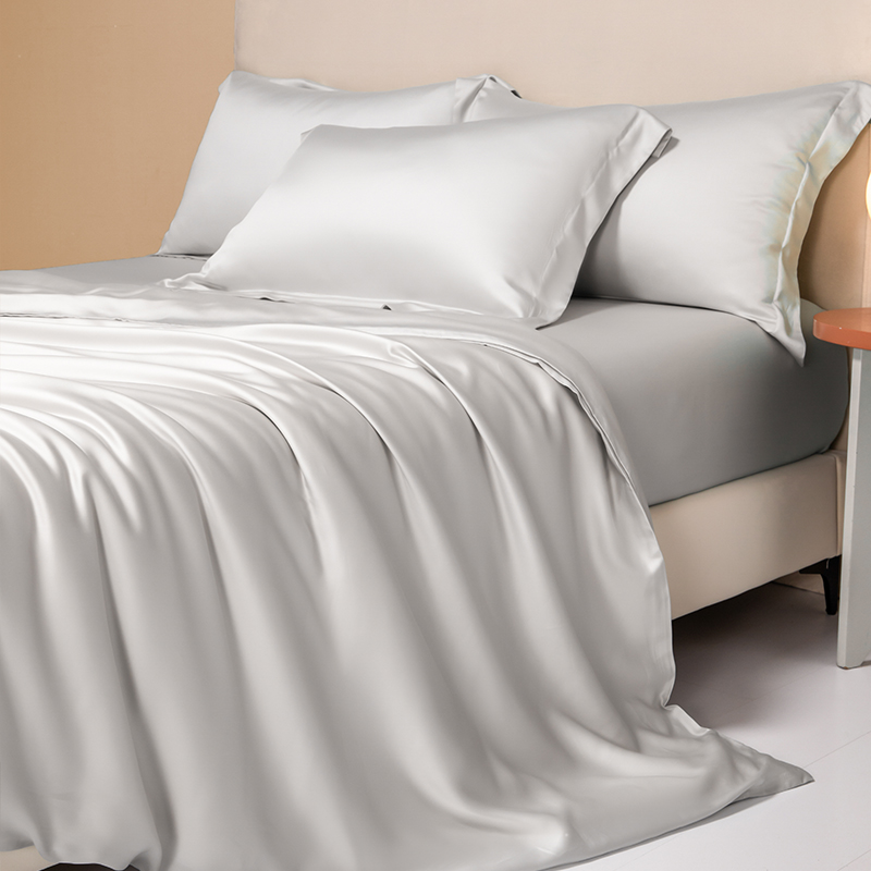 100% Egyptian Cotton 4/6 Piece - Silk Sheet Set avis et prix