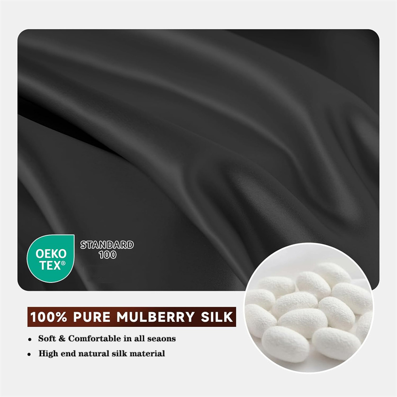 Smooth 3Pcs Set Mulberry Silk  - Silk Sheet Set avis et prix