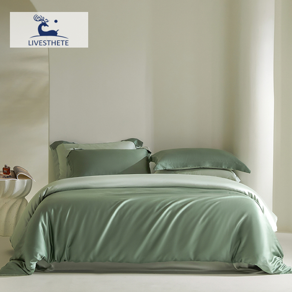 Liv-Esthete Double Color Noble - Silk Sheet Set avis et prix