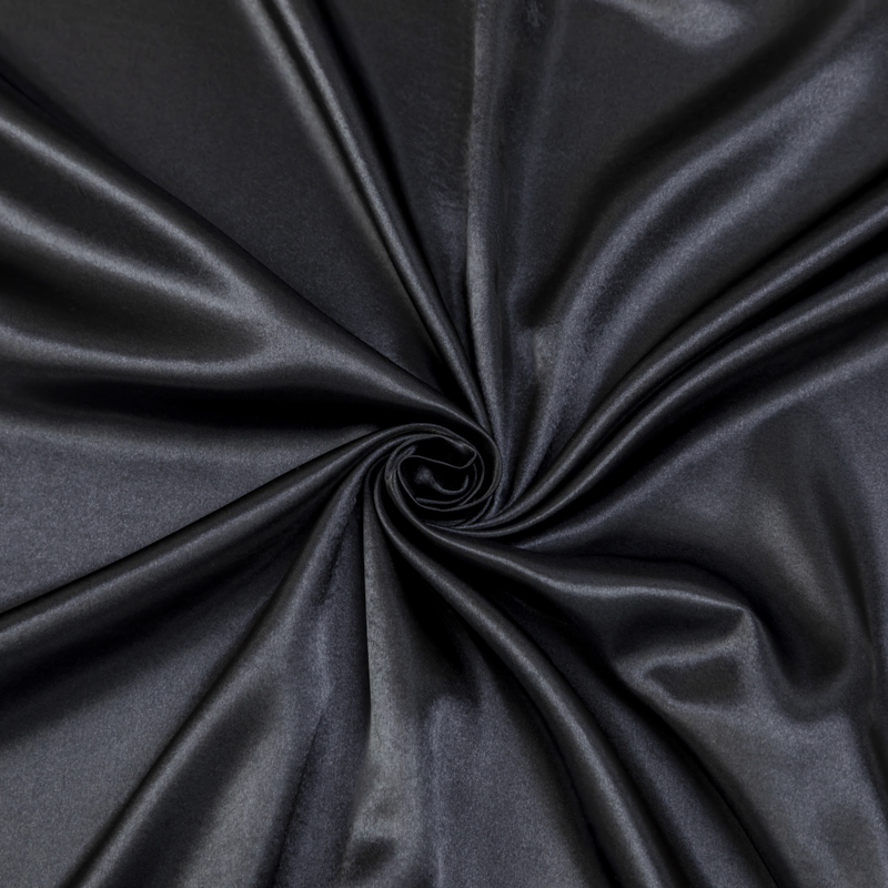 3Pcs Black Satin Fitted Sheet  - Silk Sheet Set avis et prix