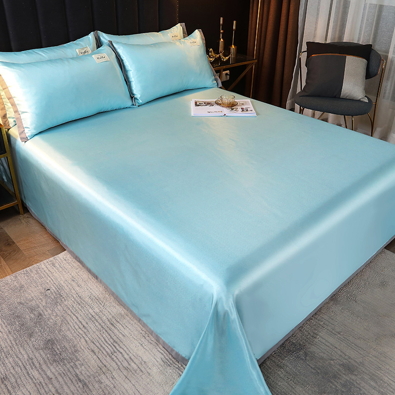 Summer Ice polyester Sheets Us - Silk Sheet Set avis et prix
