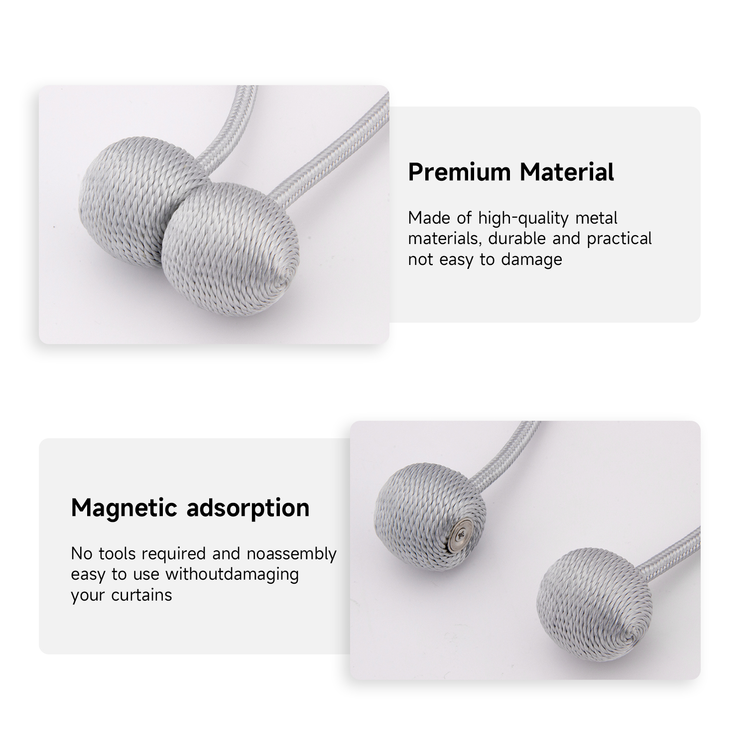 1/2 PCS Magnetic Window Curtai - Xt Home Textiles avis et prix