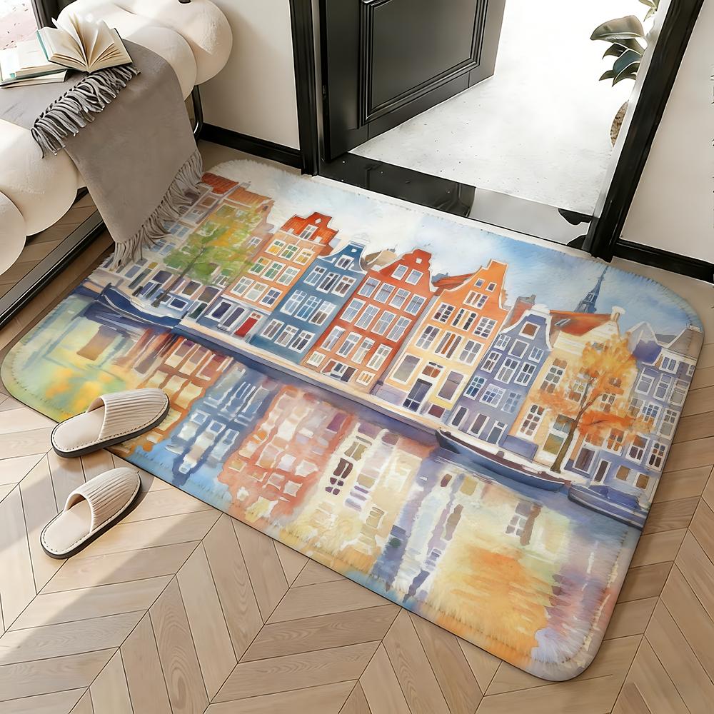 Soft Absorbent Non-Slip Rug Pl - Home Textiles Netherlands avis et prix