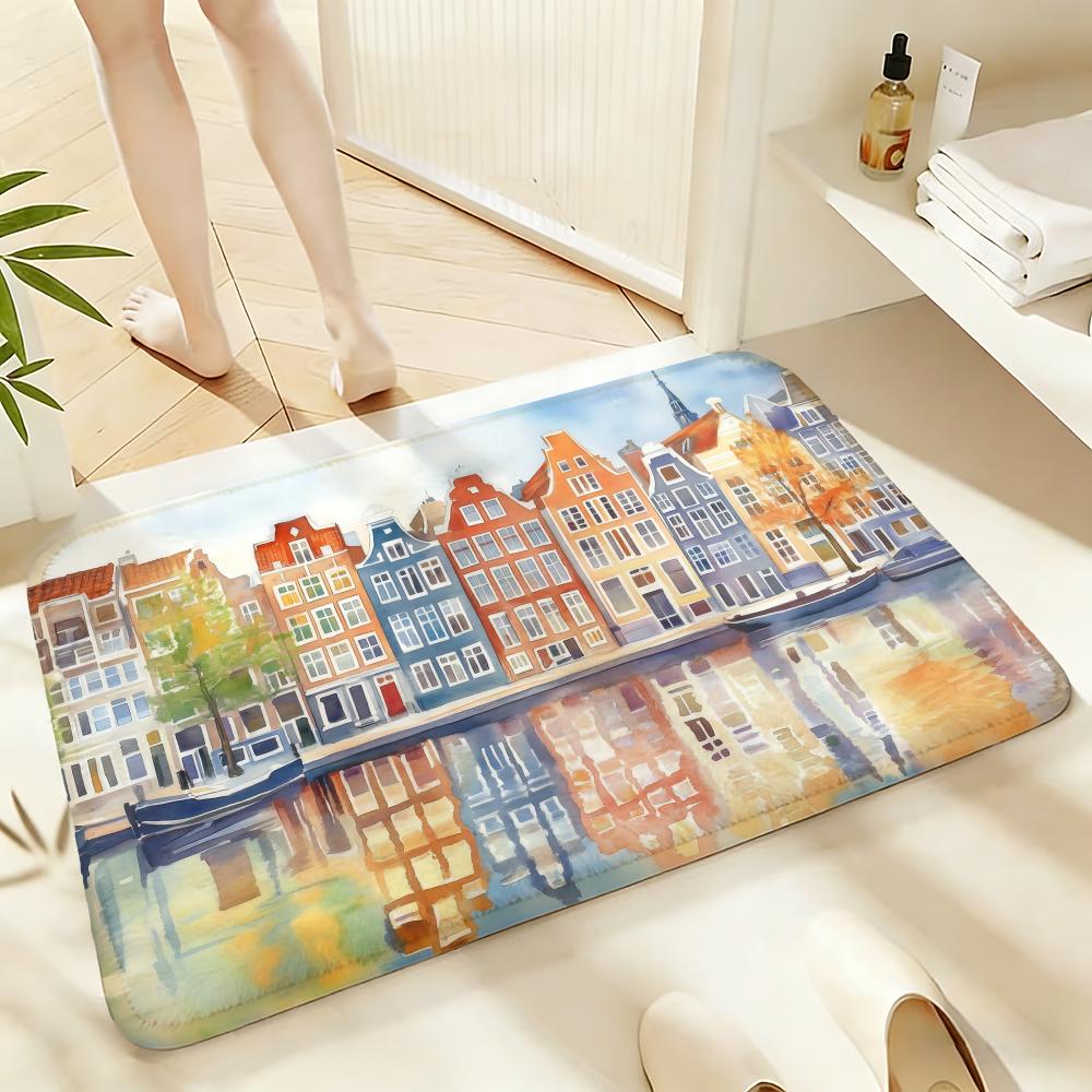 Soft Absorbent Non-Slip Rug Pl - Home Textiles Netherlands avis et prix