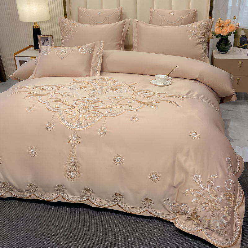 European-Style Bed Sheet Four- - Silk Sheet Set avis et prix