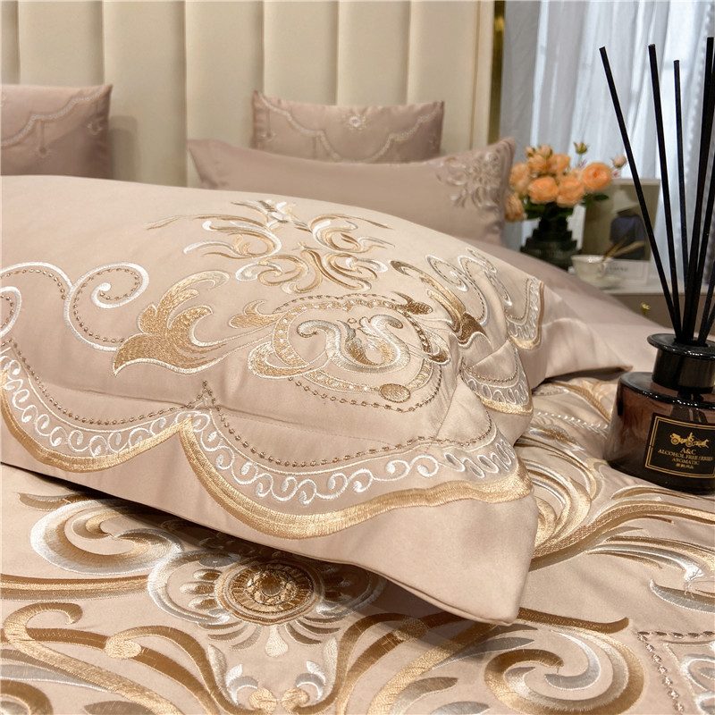 European-Style Bed Sheet Four- - Silk Sheet Set avis et prix