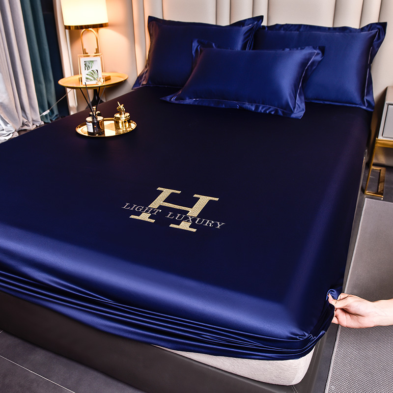 Luxury Ice Silk Fabrics Elasti - Silk Sheet Set avis et prix