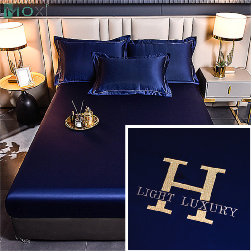 Luxury Ice Silk Fabrics Elasti - Silk Sheet Set avis et prix