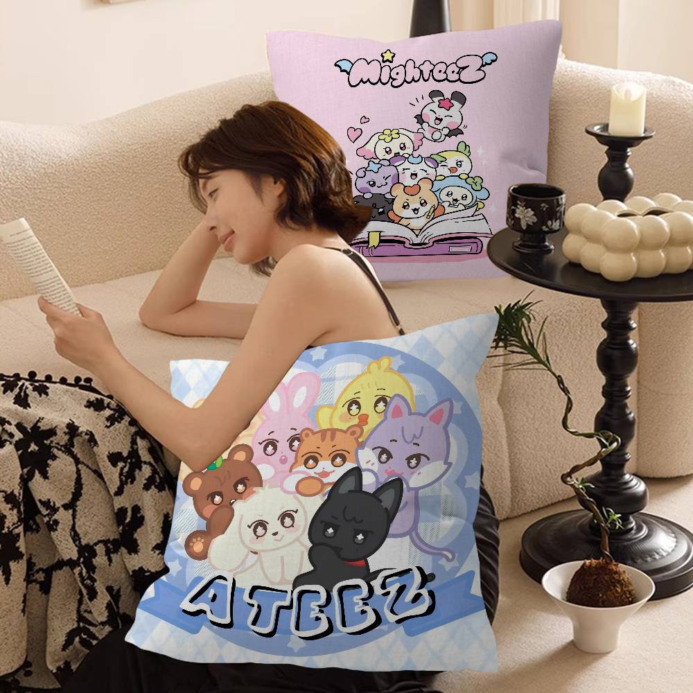 Kpop Group A-Ateez Pillowcase  - Home Textiles Group avis et prix