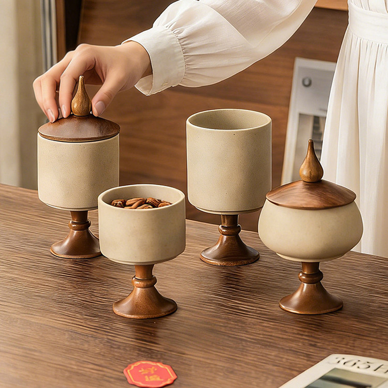 Retro Rough Pottery Storage Ta - Xt Home Textiles avis et prix