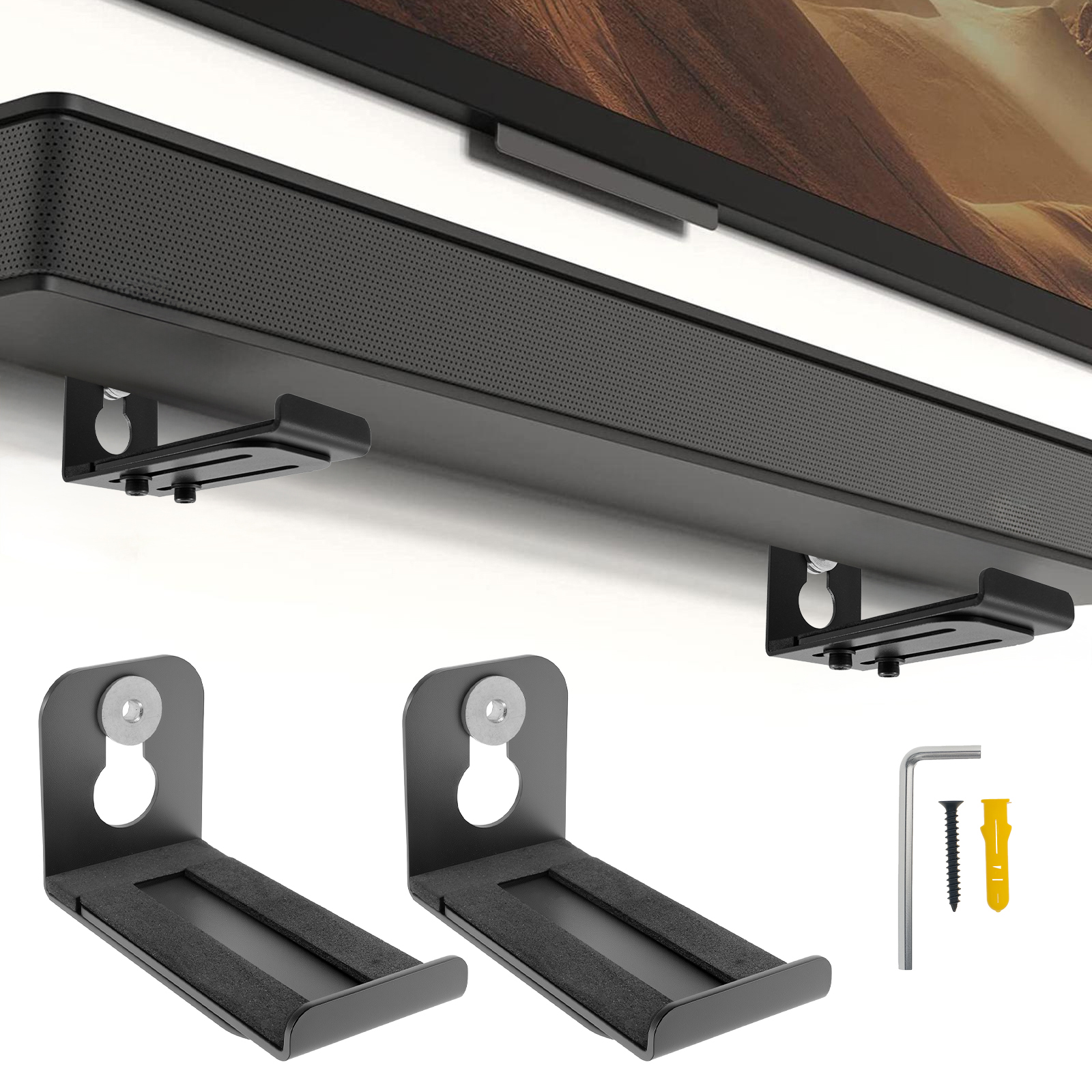 2Pcs Soundbar Speaker Stands W - Xt Home Textiles avis et prix