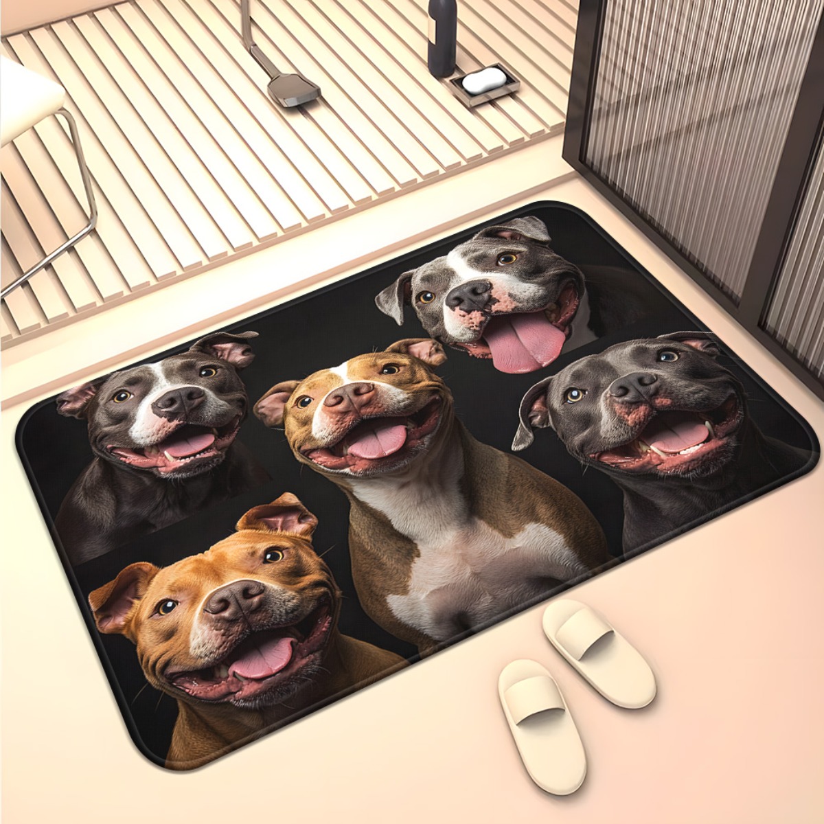 Group of Dogs Welcome Doormat  - Home Textiles Group avis et prix