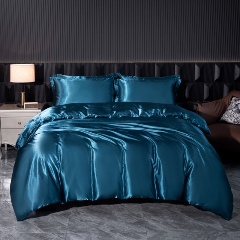 Solid Silk Bedding Set with Du - Silk Sheet Set avis et prix
