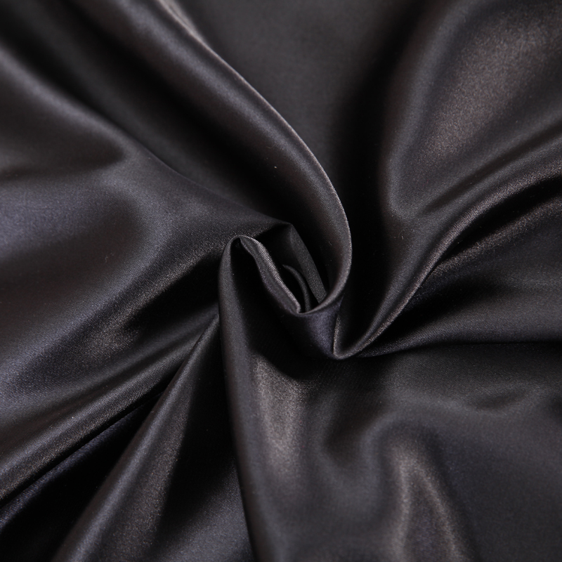 Satin Black Bedding Set With D - Silk Sheet Set avis et prix