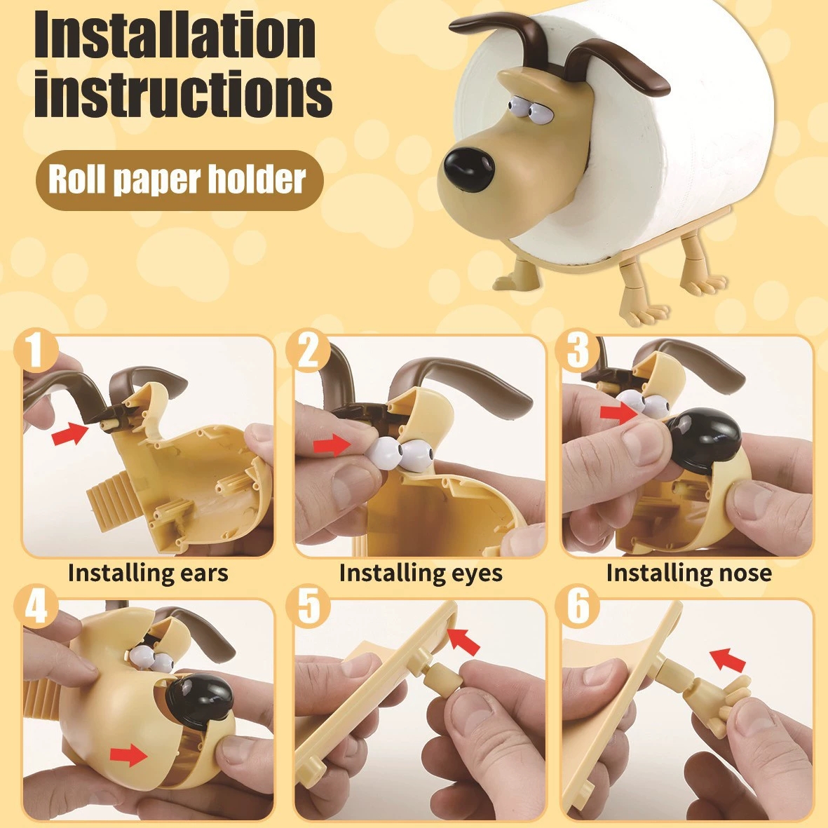 Fun Dog Raccoon Sheep Toilet P - Xt Home Textiles avis et prix